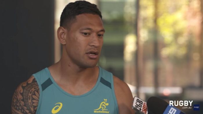 Israel Folau in an interview with Rugby.com.au on October 22, 2017.