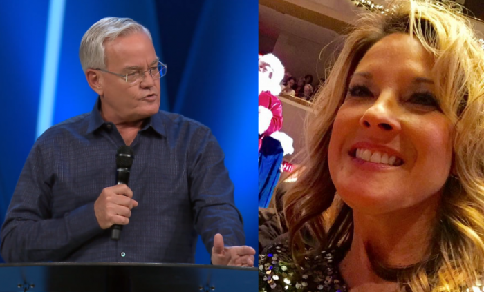 Willow Creek Community Church founder Bill Hybels (L) and Vonda Dyer (R), one of multiple women who have accused him of sexual misconduct.