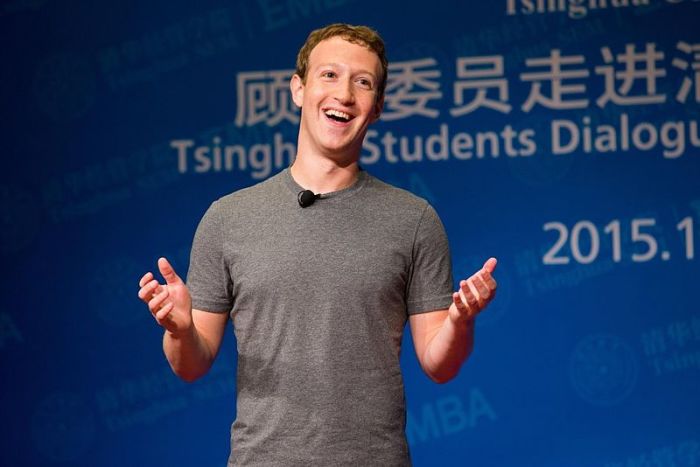Guest lecture of Mark Zuckerberg during the Tsinghua SEM advisory board meeting in 2015