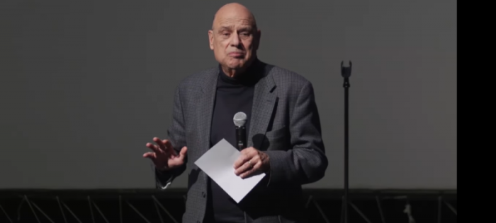 Tony Campolo speaking at the Lynchburg Revival, April 6, 2018.