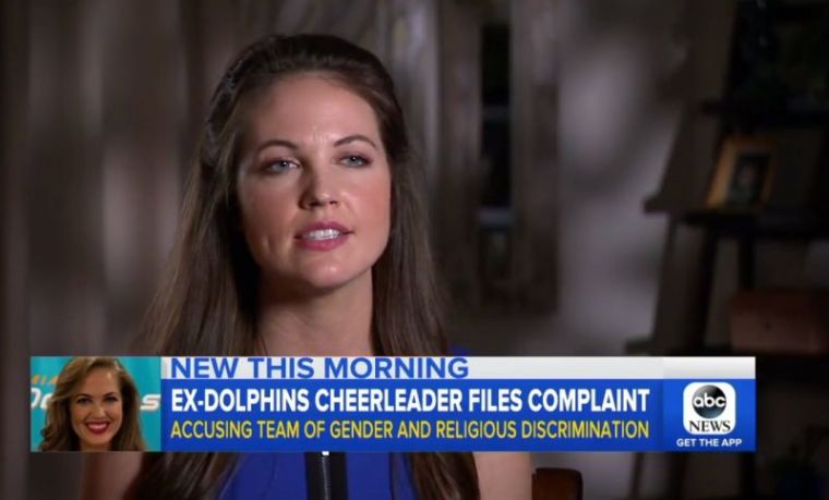 Ex Dolphins Cheerleader Says She Was Mocked For Her Christian Faith