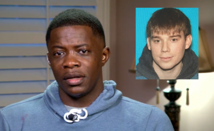 James Shaw Jr., 29, stopped Travis Reinking (inset) of Morton, Illinois, who is wanted for allegedly murdering four people inside a Tennessee Waffle House, Sunday, April 22, 2018.