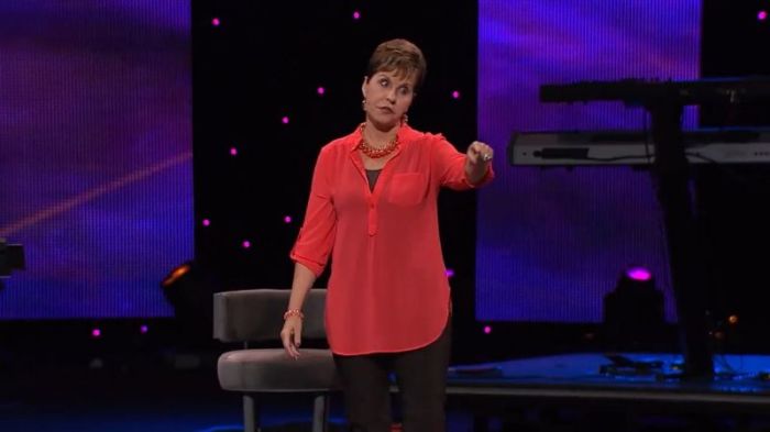 Joyce Meyer in a sermon published on Facebook on April 23, 2018.
