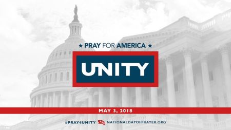 The theme of this year's National Day of Prayer is unity, anchored around Ephesians 4:3 - 