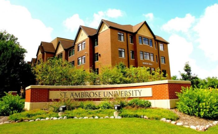 St. Ambrose University of Davenport, Iowa.