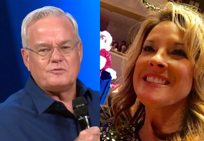 Founder of Willow Creek Community Church in suburban Chicago, Ill., Bill Hybels (L) and Vonda Dyer (R) who is one of multiple women who have accused him of sexual misconduct.