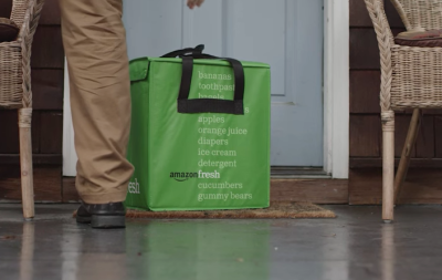 Amazon Fresh delivers groceries