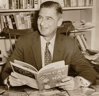 A 1957 photo of Theodor Geisel, best known by his pseudonym 'Dr. Seuss.'