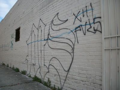 MS-13 gang graffiti