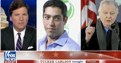 Actor Nick Loeb on Fox News show 'Tucker Carlson' discusses the upcoming film 'Roe v. Wade,' May 25, 2018.