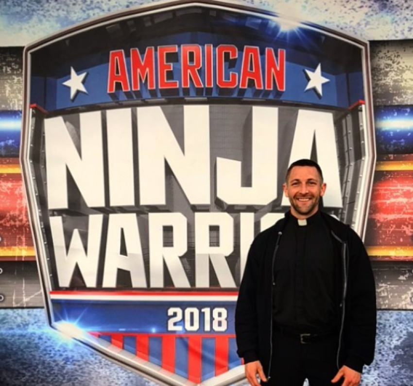 Father Stephen Gadberry, pastor of St. Mary Church in Batesville and St. Cecilia Church in Newport, Arkansas, is a contestant on the new season of the NBC reality show "American Ninja Warrior," which premieres on May 30, 2018.