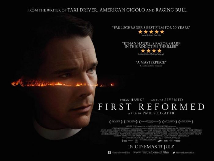 Ethan Hawke in faith-based thriller, 'First Reform' coming July 13, 2018.