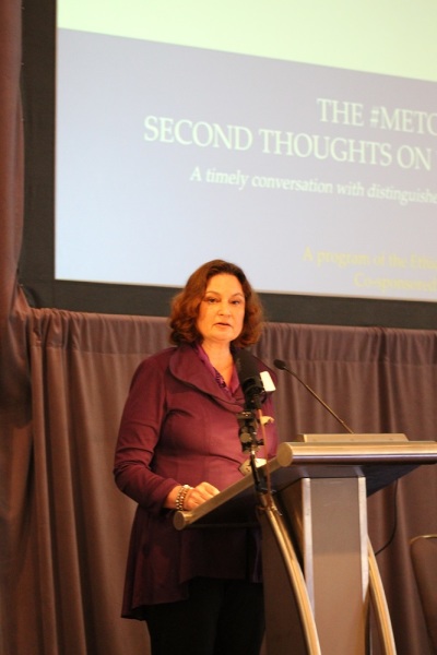 Mary Eberstadt, research fellow at the Faith & Reason Institute, speaks at the 'Second Thoughts About the Sexual Revolution' public discussion at the Mayflower Hotel in Washington, D.C. on May 31, 2018.