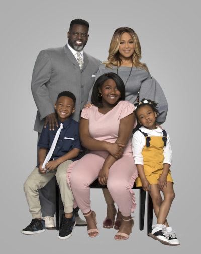 Brand new docu-series 'We're The Campbells' starring gospel music power couple Warryn & Erica Campbell and their kids, March 2018.