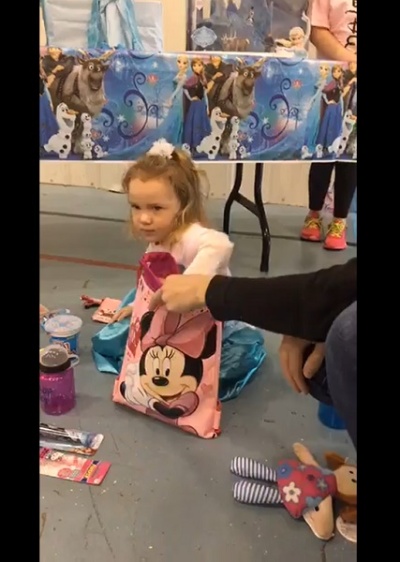 Addy Sooter in a Facebook video on February 18, 2017.