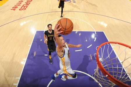 Golden State Warriors' All-Star point guard Stephen Curry.