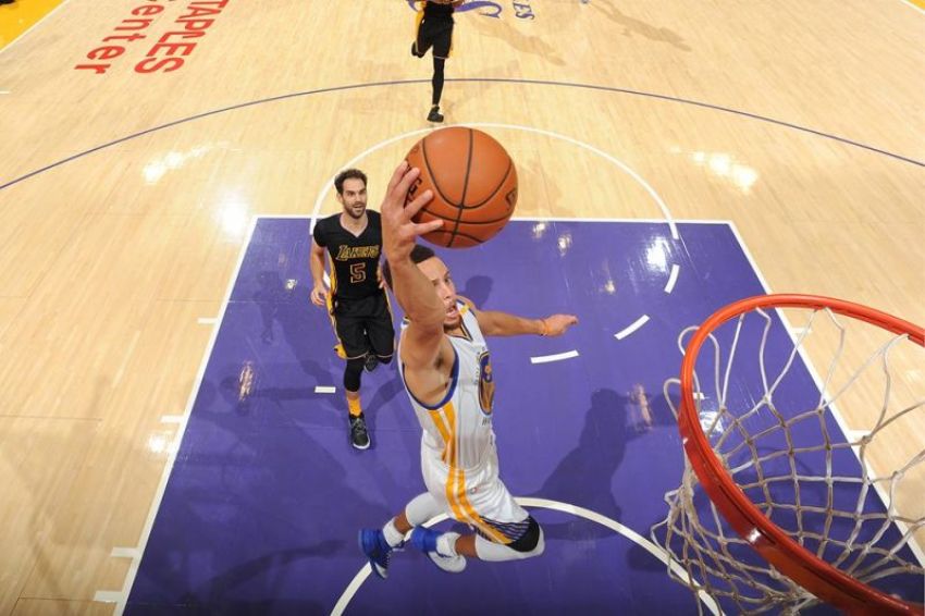 Golden State Warriors' All-Star point guard Stephen Curry.