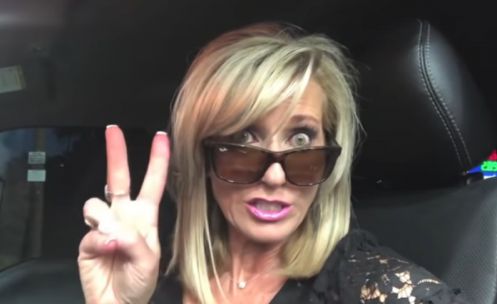 Beth Moore in a rap video congratulating J.D. Greear on election as SBC president.