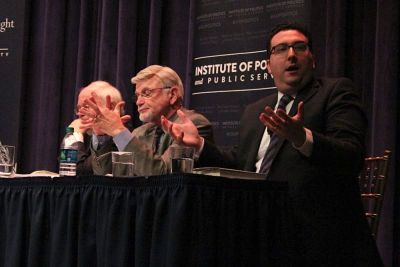 Former Obama faith adviser Michael Wear speaks during a panel discussion held at Georgetown University in Washington, D.C. on June 18, 2018.