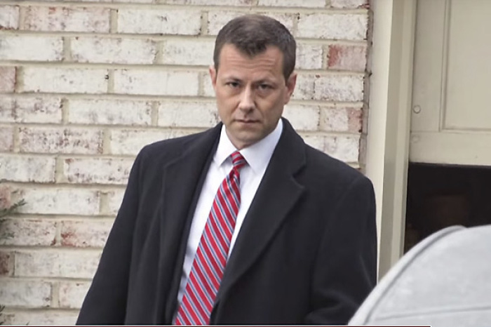 A screenshot of FBI agent Peter Strzok, who was escorted from the FBI building as he awaits possible disciplinary action over anti-Trump text messages.