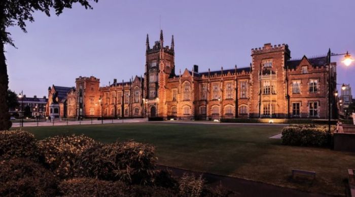 The campus of Queen's University in Belfast, Northern Ireland.