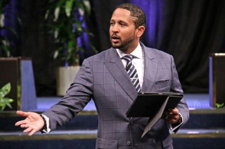Crenshaw Christian Center Pastor Fred Price Jr. returned to the helm of the church on Sunday July 1, 2018 a year after stepping down over "serious personal misjudgments."