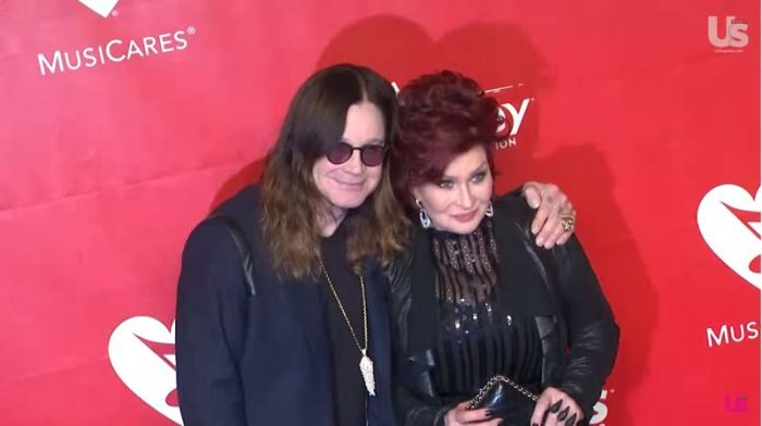 Sharon and Ozzy Osbourne in a video posted by US Weekly on July 14, 2016.