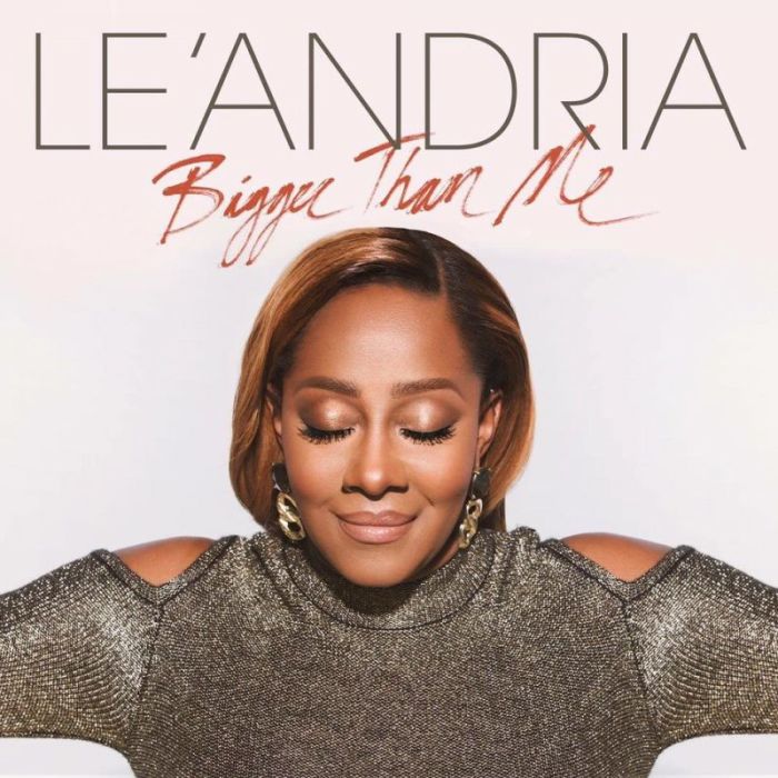 Le'Andria Johnson on the cover of her 2017 album.