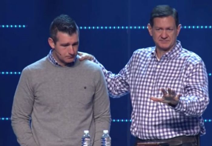 Chris Conlee (R) has resigned as the lead pastor of Highpoint Church in Memphis, Tenn. after former teaching pastor, Andy Savage (L) resigned over a sexual assault scandal.