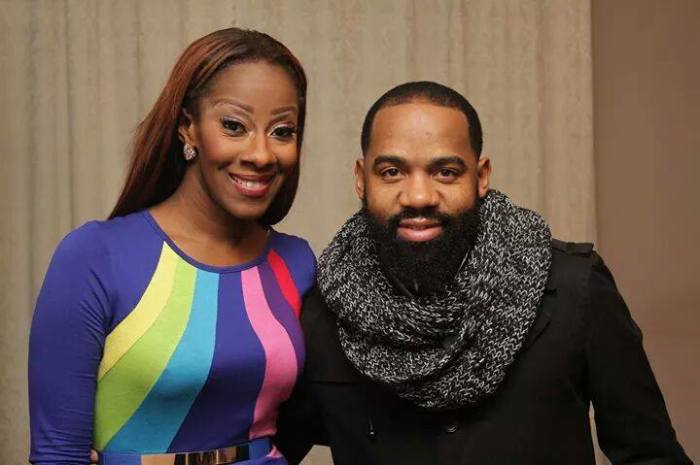 Gospel star Le'Andria Johnson and her pastor, Tim Rogers of The Hope Church in Blytheville, Arkansas.