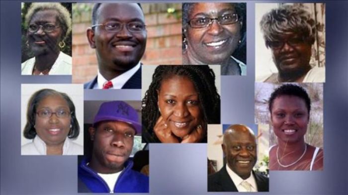 The nine victims of the 2015 Emanuel AME church massacre in Charleston, S.C.