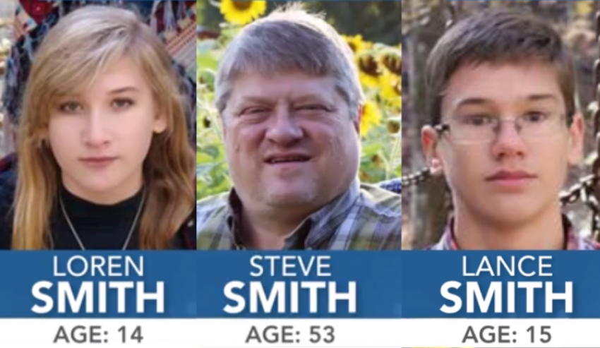 Loren Smith, 14, swam to safety on Thursday July 17, 2018 when a duck boat she was in sank in the Table Rock Lake near the Missouri tourist hotspot of Branson. Her father Steve Smith and her brother perished.