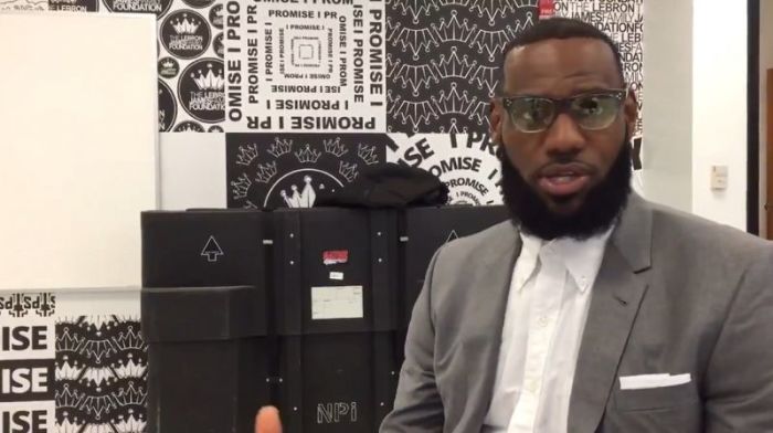 LeBron James in an interview about I Promise School in Ohio on July 30, 2018.