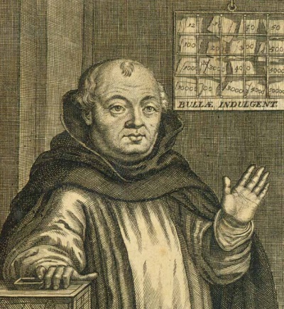 Friar Johann Tetzel (1465-1519), preacher and inquisitor whose support for indulgences led Martin Luther to write the 95 Theses.