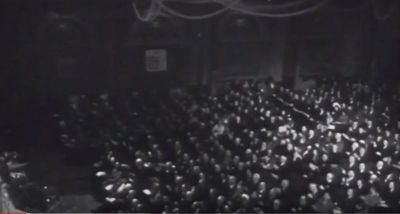 The first assembly of the World Council of Churches, taking place in Amsterdam, Netherlands in 1948.