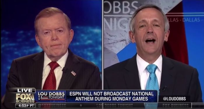 Pastor Robert Jeffress interviewed by Fox Business anchor Lou Dobbs on Friday, August 17, 2018.