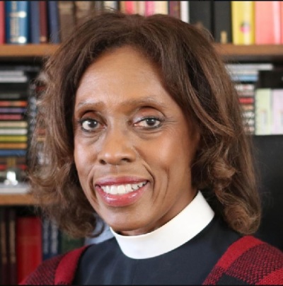 The Reverend Viviane Thomas-Breitfeld, the first African American female installed as bishop in the Evangelical Lutheran Church in America.