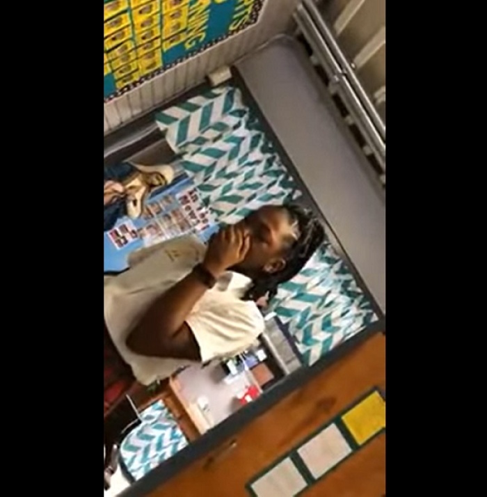 Video of 11-year-old Faith Fennidy leaving class at Christ the King Middle School in New Orleans on August 20, 2018.