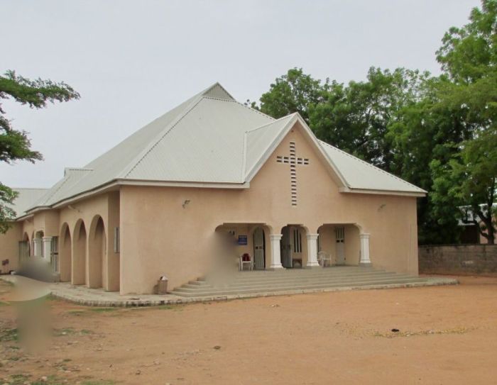 Church in Nigeria in this undated photo.