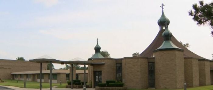 Saint Michael Byzantine Catholic Church in Merrillville, Indiana.