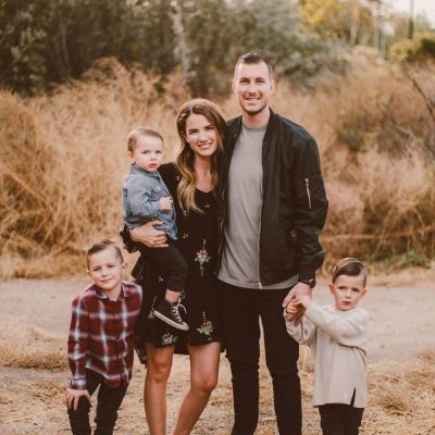 The late Pastor Andrew Stoecklein, 30, of Inland Hills Church in Chino, Calif., was pronounced dead on Aug. 25, 2018 after a suicide attempt inside the church a day earlier. He had struggled with depression and anxiety. He appears in this photo with his wife Kayla and three sons.