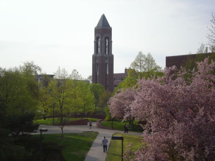 Shafer Tower at Ball State University in Muncie, Indiana