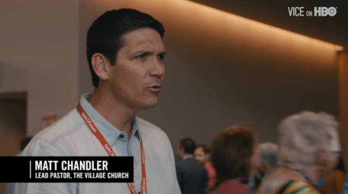 Matt Chandler, lead pastor at The Village Church, interviewed by Vice News on HBO, September 9, 2018.