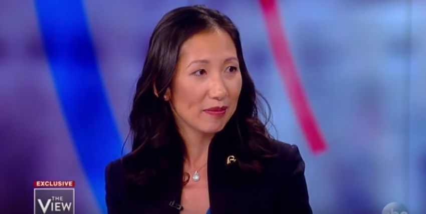 Dr. Leana Wen, president of Planned Parenthood, speaks on the set of ABC's 