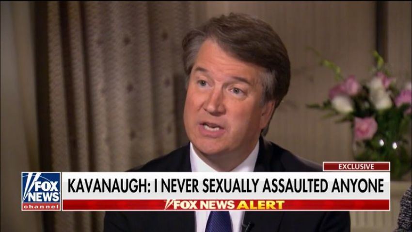 Brett Kavanaugh in an interview with Fox News on September 24, 2018.