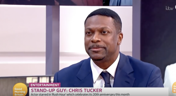 Chris Tucker talks about Trump's America and does a remarkable impression of the president on Good Monring Britian, 26/09/2018