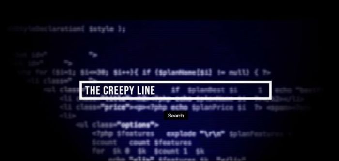 An image from the trailer for the 2018 documentary 'The Creepy Line.'