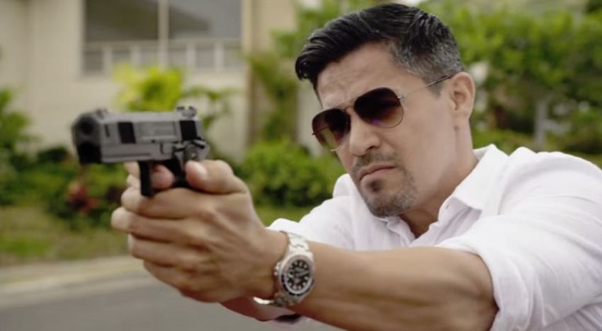 Actor Jay Hernandez plays Thomas Magnum in the new CBS reboot "Magnum P.I."