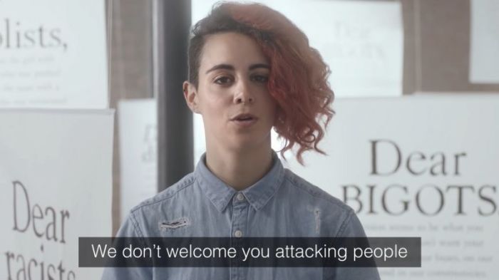 Scottish Government's anti-hate onescotland.org campaign in October 2018.
