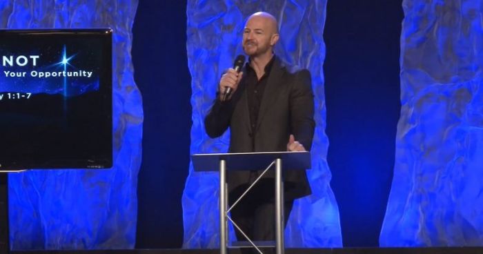 Mark Jobe, the founding pastor New Life Community Church in Chicago, speaking in December 2016.